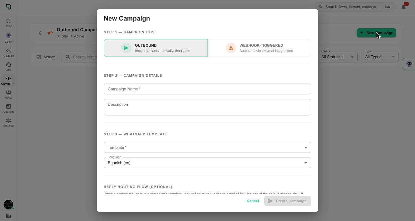 DAKSO campaign builder